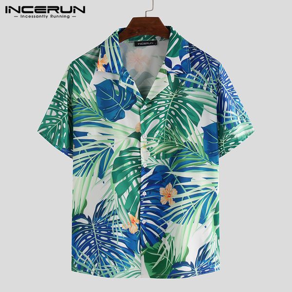 incerun fashion printed men shirt short sleeve 2020 breathable lapel button camisa summer tropical beach casual shirts men s-3xl, White;black
incerun fashion printed men shirt short sleeve 2020 breathable lapel button camisa summer tropical beach casual shirts men s-3xl, White;black