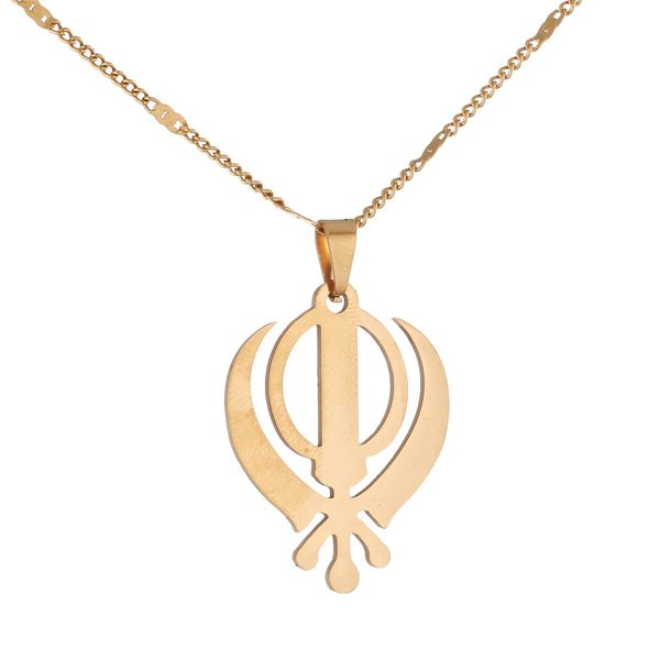 stainless steel sikhism necklace pendant sikh khanda jewelry sikhs necklaces religious jewelry, Silver
stainless steel sikhism necklace pendant sikh khanda jewelry sikhs necklaces religious jewelry, Silver