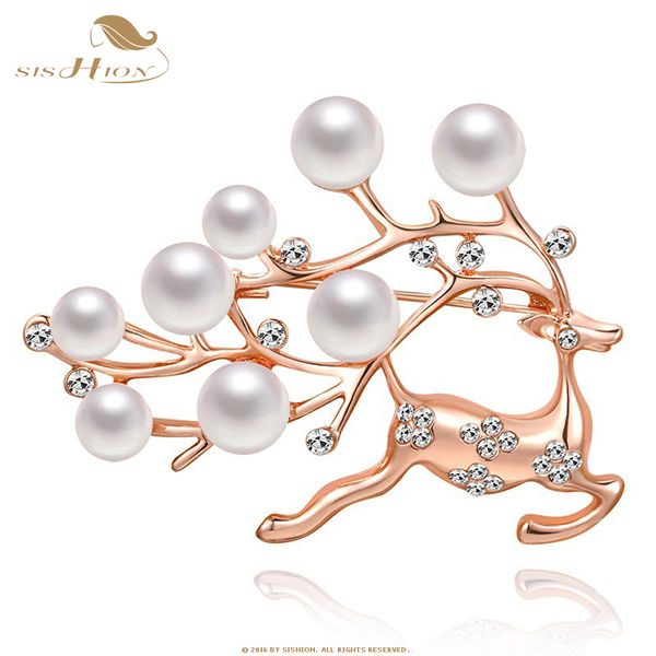 sishion cute pearl deer brooches for women fashion animal brooch pin christmas jewelry coat sweater accessories gift qy0561, Gray
sishion cute pearl deer brooches for women fashion animal brooch pin christmas jewelry coat sweater accessories gift qy0561, Gray