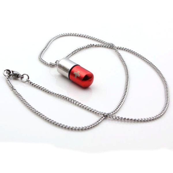10 pcs stainless steel many colors pill shape can open pendant link chain necklace unique jewelry, Silver
10 pcs stainless steel many colors pill shape can open pendant link chain necklace unique jewelry, Silver