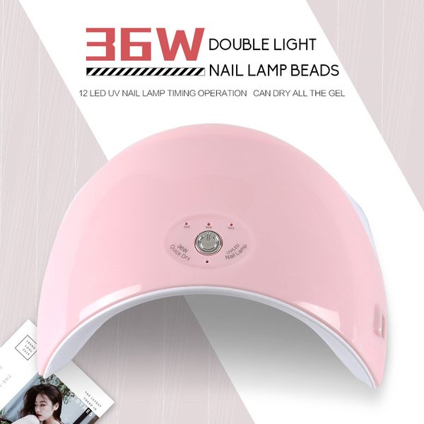 36w uv led lamp nail dryer 12 leds lamp beads nails gels manicure machine with timer button usb connector nail art tools
36w uv led lamp nail dryer 12 leds lamp beads nails gels manicure machine with timer button usb connector nail art tools