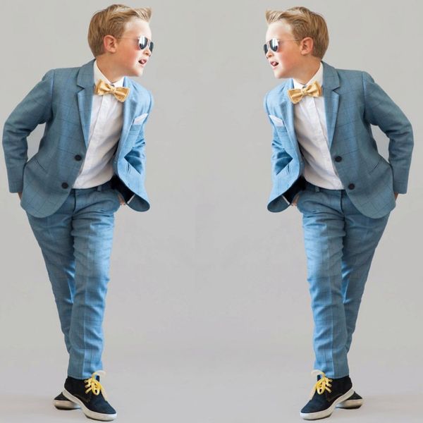 new plaid 2 pieces boy' formal wear suit summer kids wedding kids designer clothes boys for party prom, Black
new plaid 2 pieces boy' formal wear suit summer kids wedding kids designer clothes boys for party prom, Black