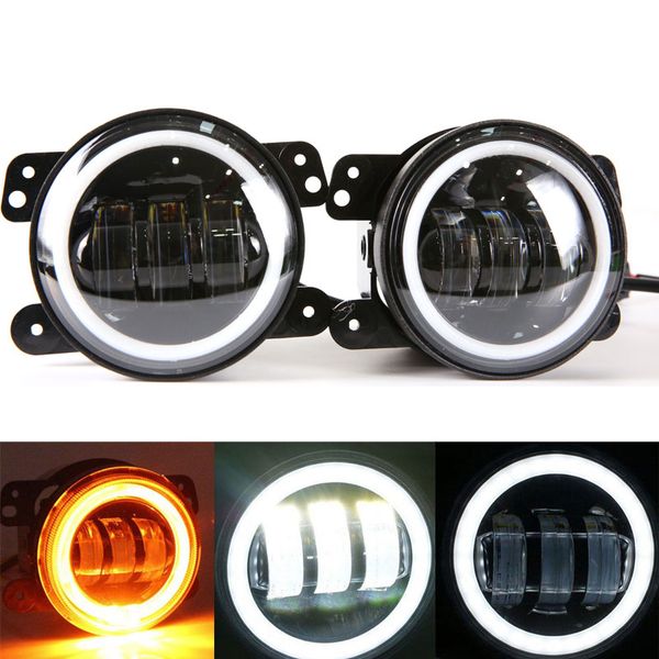 4 inch fog lights led halo ring angel eyes driving off road lamps with amber turn signals for wrangler jk lj tj
4 inch fog lights led halo ring angel eyes driving off road lamps with amber turn signals for wrangler jk lj tj