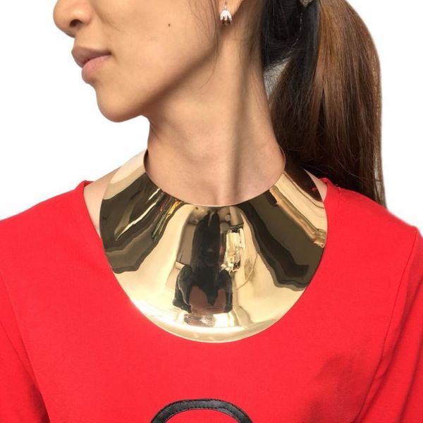 fashion alloy big torques statement necklaces for women great choker necklace boho style steampunk design jewelry, Golden;silver
fashion alloy big torques statement necklaces for women great choker necklace boho style steampunk design jewelry, Golden;silver