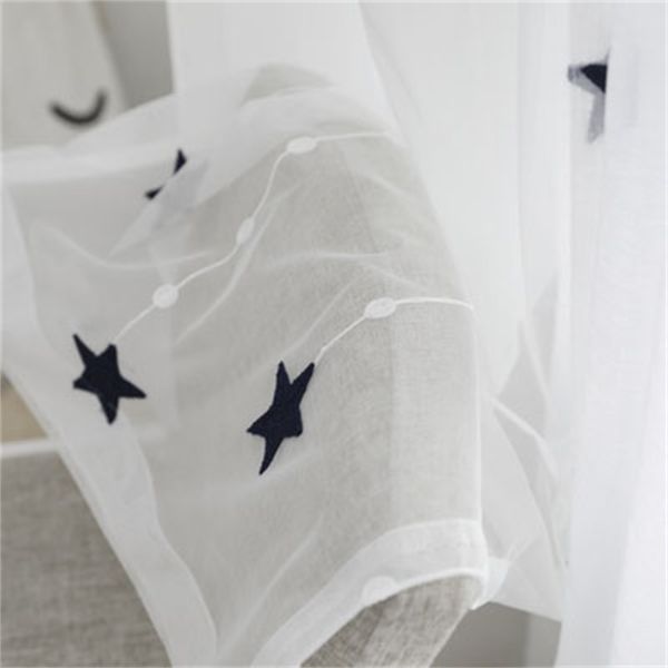 modern fashion navy stars embroidered window screens for living room bedroom custom children's room cartoon sheer panel t233#4
modern fashion navy stars embroidered window screens for living room bedroom custom children's room cartoon sheer panel t233#4