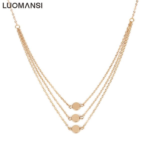 luomansi europe and america alloy multi-layer women necklace new live streaming statement necklace jewelry accessories, Silver
luomansi europe and america alloy multi-layer women necklace new live streaming statement necklace jewelry accessories, Silver