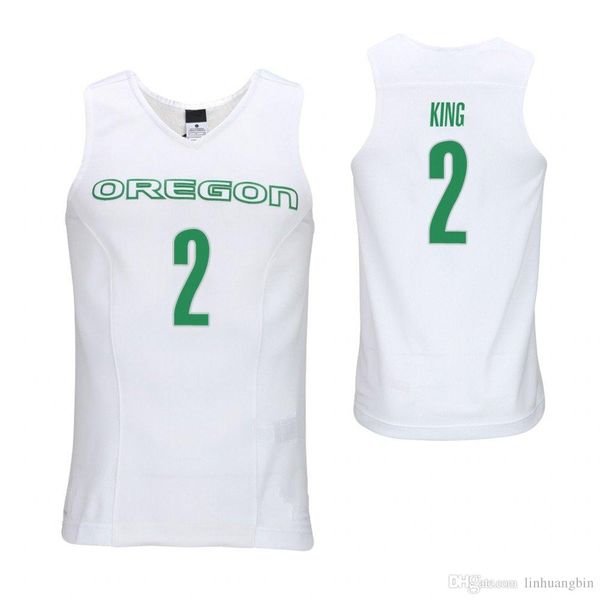 

louis king men's oregon ducks white will richardson green will johnson stitched custom college basketball jersey, Black