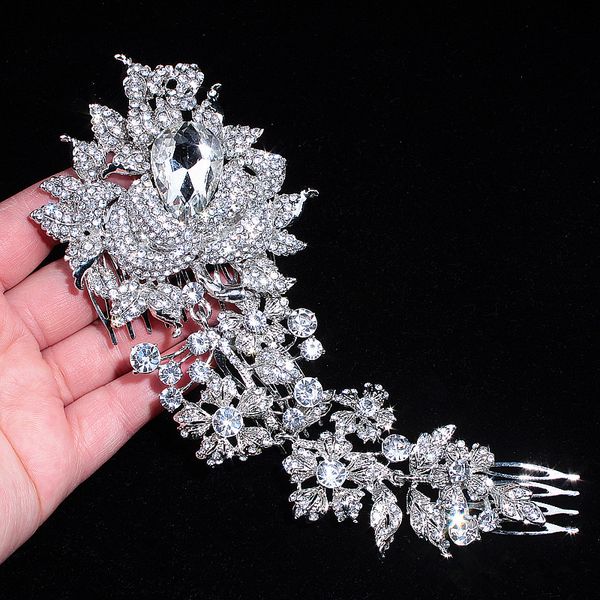 bridal hair comb brand elegant wedding hair jewelry accessories for women charm crystal flower bridesmaid party hair pins, Slivery;golden
bridal hair comb brand elegant wedding hair jewelry accessories for women charm crystal flower bridesmaid party hair pins, Slivery;golden