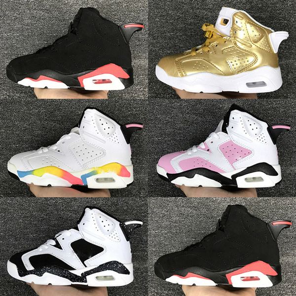 childrens basketball shoes kids jumpman 6 metallic gold sports shoes boys girls youths oreo black infrared athletic sneakers for sale
childrens basketball shoes kids jumpman 6 metallic gold sports shoes boys girls youths oreo black infrared athletic sneakers for sale