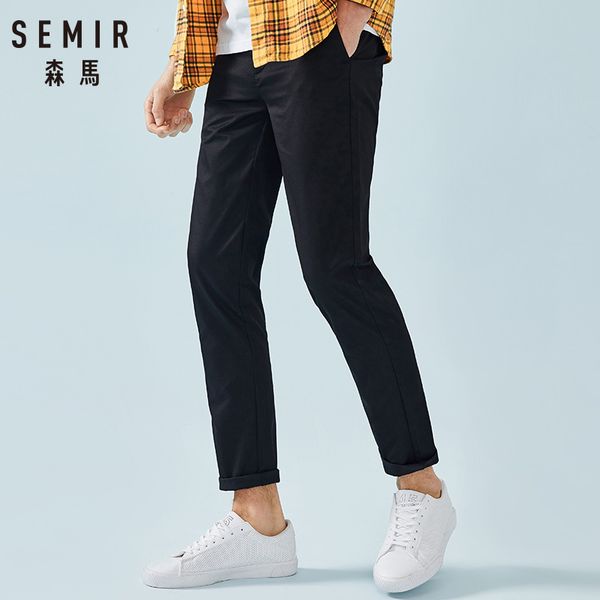 semir men skinny cotton pants men's chinos embroidery pants trousers male fashion for spring, Black
semir men skinny cotton pants men's chinos embroidery pants trousers male fashion for spring, Black