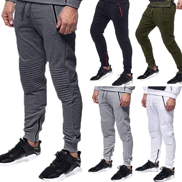 2019 new style fashion men's slim fit tracksuit casual gym skinny pants long with pocket trousers, Black
2019 new style fashion men's slim fit tracksuit casual gym skinny pants long with pocket trousers, Black