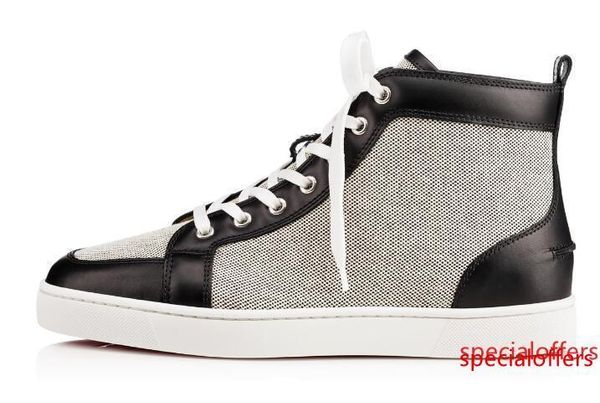 новое прибытие mens женщин черный leathergrey холст high top red bottom кроссовки, марка повседневный f3 drop shipping, Black
новое прибытие mens женщин черный leathergrey холст high top red bottom кроссовки, марка повседневный f3 drop shipping, Black