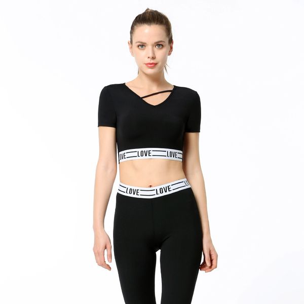 women white banding fitness sportswear yoga two piece set bottom gym sports wear sets running suit sets hollow out, White;red
women white banding fitness sportswear yoga two piece set bottom gym sports wear sets running suit sets hollow out, White;red