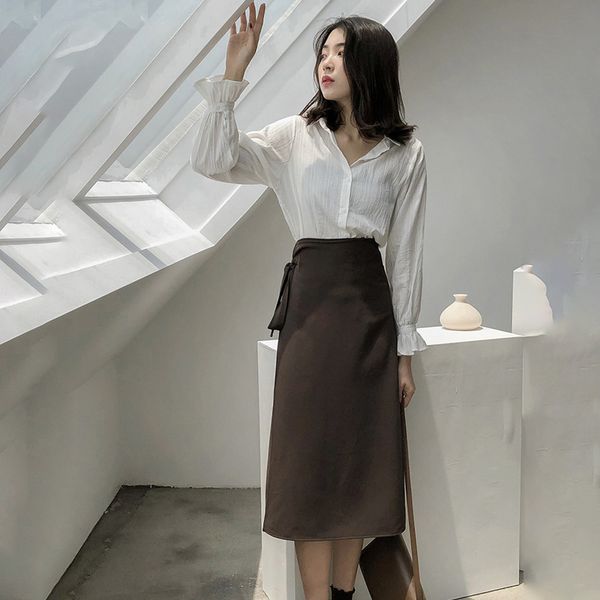 black high waist skirt ladies solid a line bow tie belt women skirt 2019 autumn new fashion korean style office lady women
black high waist skirt ladies solid a line bow tie belt women skirt 2019 autumn new fashion korean style office lady women