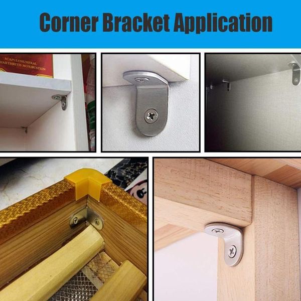 5pcs stainless steel thickened corner code l-shaped right angle bracket furniture link member
5pcs stainless steel thickened corner code l-shaped right angle bracket furniture link member