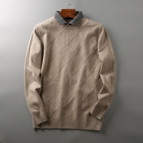 good quality autumn and winter men's solid color knit sweater shirt neck pullovers sweater gentleman coat tb3850, White;black
good quality autumn and winter men's solid color knit sweater shirt neck pullovers sweater gentleman coat tb3850, White;black