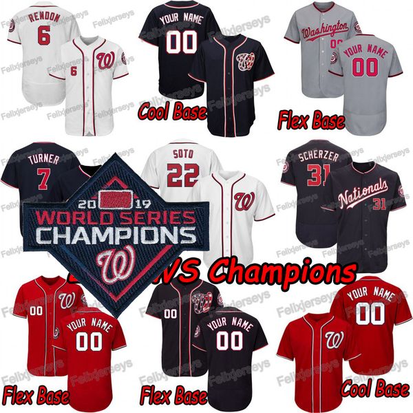 2019 World Series WS Champions 22 Juan Soto Max Scherzer Nationals Howie Kendrick Anthony Rendon Ryan Zimmerman Stephen Strasburg Jersey
2019 World Series WS Champions 22 Juan Soto Max Scherzer Nationals Howie Kendrick Anthony Rendon Ryan Zimmerman Stephen Strasburg Jersey