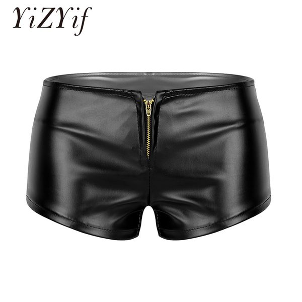 yizyif women shorts wet look faux leather front zipper low waisted booty shorts mini for dancewear clubwear short, White;black
yizyif women shorts wet look faux leather front zipper low waisted booty shorts mini for dancewear clubwear short, White;black