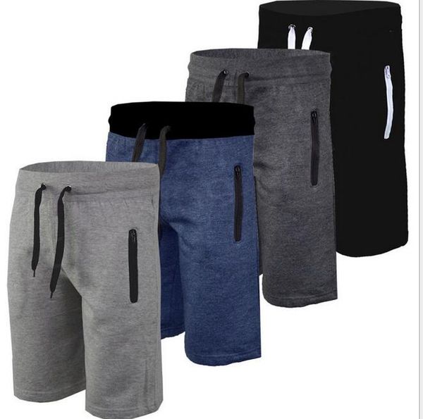 2018 summer new men's leisure five points pants solid color zipper stitching pants, White;black
2018 summer new men's leisure five points pants solid color zipper stitching pants, White;black