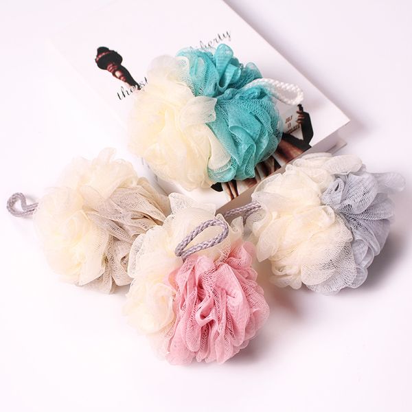large two-color nylon bath ball color matching design bathing sponge hangable bubble net bath flower sponge ball
large two-color nylon bath ball color matching design bathing sponge hangable bubble net bath flower sponge ball