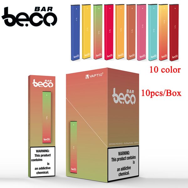 New Beco Bar Disposable Vape Pen Device Pods Starter Kits 300 puffs 280mAh Battey 1.3ml Cartridges Vaporizer Pen E-Cigarettes Stick Kits
New Beco Bar Disposable Vape Pen Device Pods Starter Kits 300 puffs 280mAh Battey 1.3ml Cartridges Vaporizer Pen E-Cigarettes Stick Kits