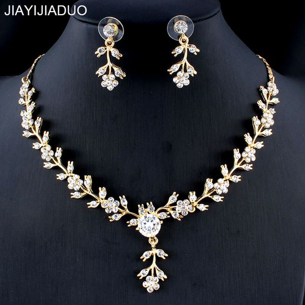 jiayijiaduo women's wedding jewelry set silver/gold color fine necklace earrings set girl bridesmaid dresses accessories new, Slivery;golden
jiayijiaduo women's wedding jewelry set silver/gold color fine necklace earrings set girl bridesmaid dresses accessories new, Slivery;golden