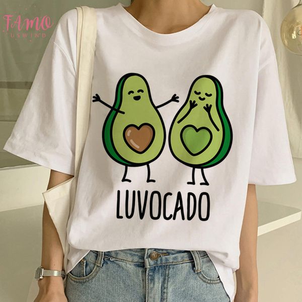 kawaii cartoon avocado short sleeve t shirt women casual avocado graphic female summer harajuku women t shirts, White
kawaii cartoon avocado short sleeve t shirt women casual avocado graphic female summer harajuku women t shirts, White