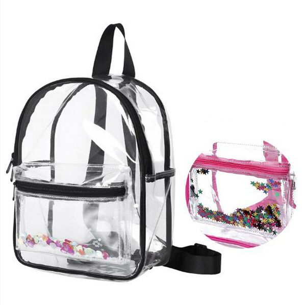 new bag for women pvc transparent clear shoulder bag casual school travel backpack large rucksack waterproof
new bag for women pvc transparent clear shoulder bag casual school travel backpack large rucksack waterproof
