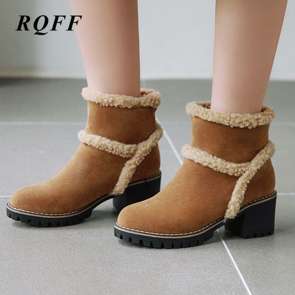 fashion shoes woman round toe med square block heel snow boot women autumn winter ankle boots big size 43 for beige brown black
fashion shoes woman round toe med square block heel snow boot women autumn winter ankle boots big size 43 for beige brown black