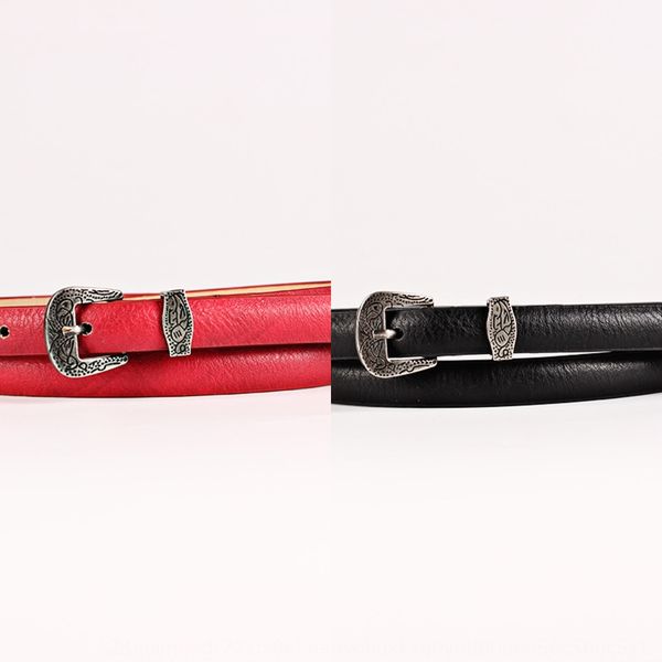 2019 women's buckle three-piece set pin pin thin belt belt for women, Black;brown 
2019 women's buckle three-piece set pin pin thin belt belt for women, Black;brown