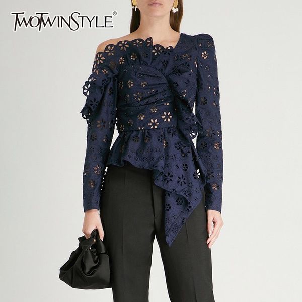 lace shirts blouse female long sleeve off shoulder hollow out asymmetrical female autumn 2018 fashion, White
lace shirts blouse female long sleeve off shoulder hollow out asymmetrical female autumn 2018 fashion, White