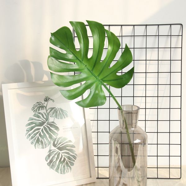 1pcs fake faux artificial tropical palm leaves green monstera leaves for home kitchen party decor handcrafts wedding decoration
1pcs fake faux artificial tropical palm leaves green monstera leaves for home kitchen party decor handcrafts wedding decoration