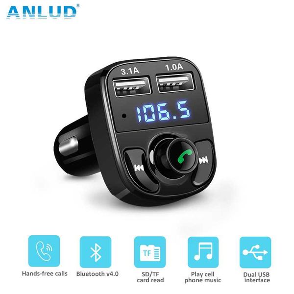 anlud handsfm transmitter lcd display 5v 3.1a usb charger wireless car audio mp3 player fm transmitters bluetooth car kit
anlud handsfm transmitter lcd display 5v 3.1a usb charger wireless car audio mp3 player fm transmitters bluetooth car kit