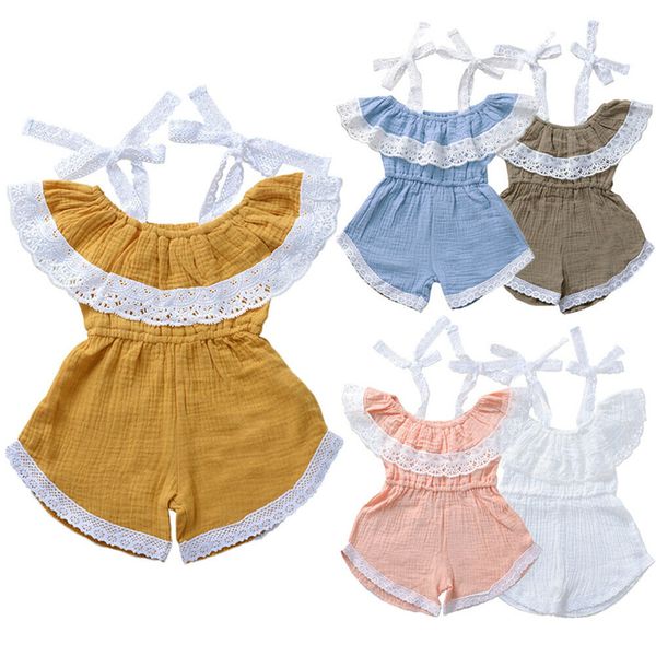 summer toddler girl clothes kids baby sleeveless romper jumpsuit overalls girls cotton playsuit one-pieces outfits, Blue 
summer toddler girl clothes kids baby sleeveless romper jumpsuit overalls girls cotton playsuit one-pieces outfits, Blue