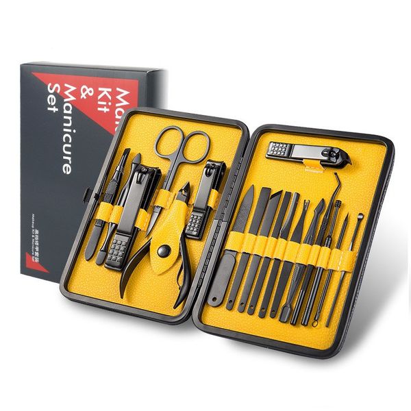 black 18шт маникюр педикюр scissor кутикулы нож уха pick когтерез kit из нержавеющей стали для ухода за ногтями набор инструментов fh13
black 18шт маникюр педикюр scissor кутикулы нож уха pick когтерез kit из нержавеющей стали для ухода за ногтями набор инструментов fh13