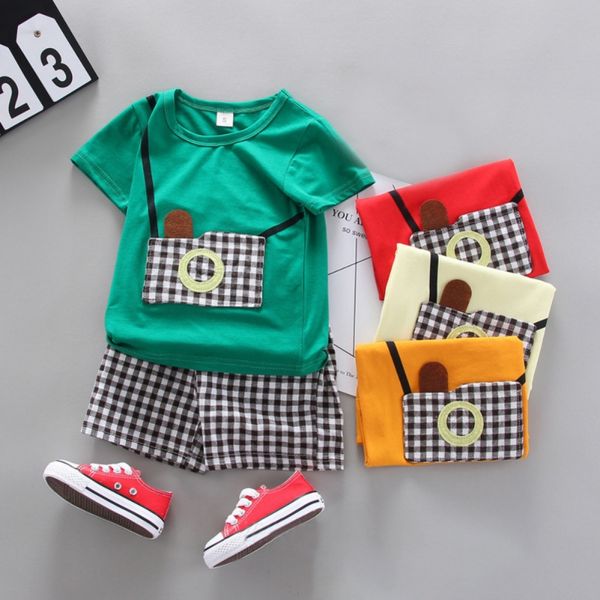 summer child baby boys short sleeve cartoon pattern t-shirt +shorts casual outfits set, White
summer child baby boys short sleeve cartoon pattern t-shirt +shorts casual outfits set, White