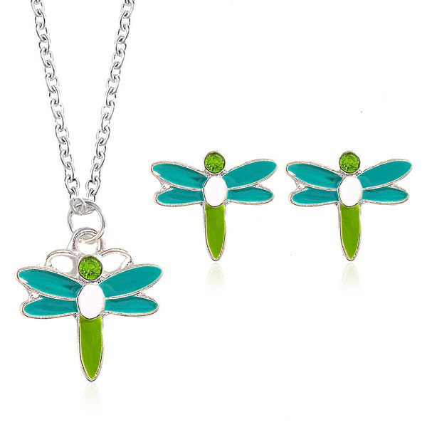 korean version of the simple and versatile creative alloy drop oil dragonfly ladies necklace s, Silver
korean version of the simple and versatile creative alloy drop oil dragonfly ladies necklace s, Silver