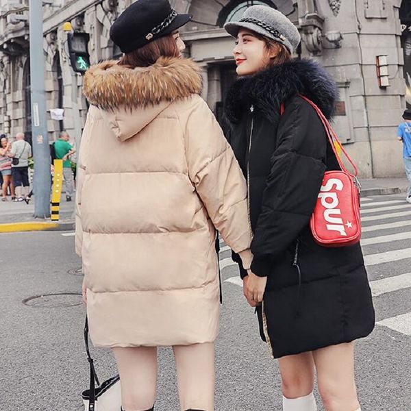 big 2020 fur new collar grey duck down jacket women's long puffy jackets winter womens korean coat parka sobretudo kj566, Black
big 2020 fur new collar grey duck down jacket women's long puffy jackets winter womens korean coat parka sobretudo kj566, Black