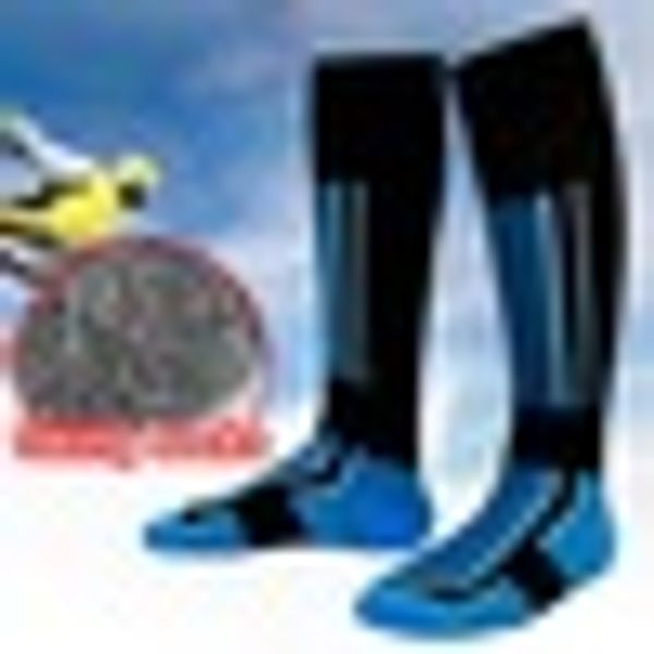new winter thicken sports socks wearproof long warm breathable crew ski socks for men women outdoors skiing, Black
new winter thicken sports socks wearproof long warm breathable crew ski socks for men women outdoors skiing, Black