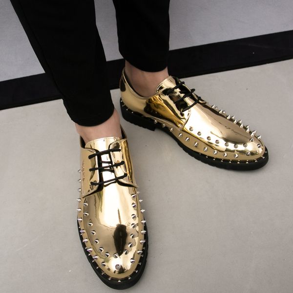 cimim rivets business fashion leather shoes new big size comfortable office formal shoes italy casual men, Black
cimim rivets business fashion leather shoes new big size comfortable office formal shoes italy casual men, Black