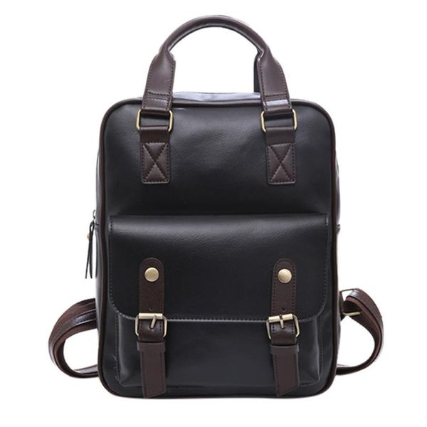 fashion women's retro style solid color leather large capacity backpack
fashion women's retro style solid color leather large capacity backpack