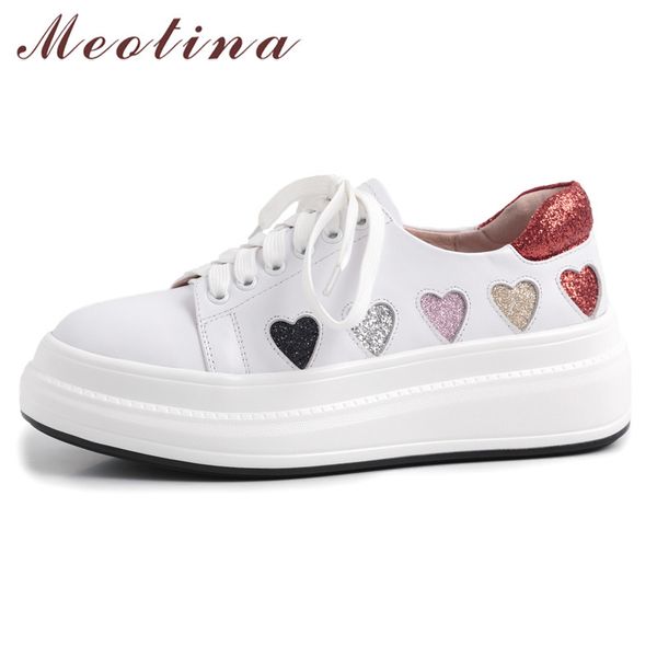 meotina cow leather flats shoes women glitter lace up flat platform shoes genuine leather round toe casual lady size 34-40, Black
meotina cow leather flats shoes women glitter lace up flat platform shoes genuine leather round toe casual lady size 34-40, Black