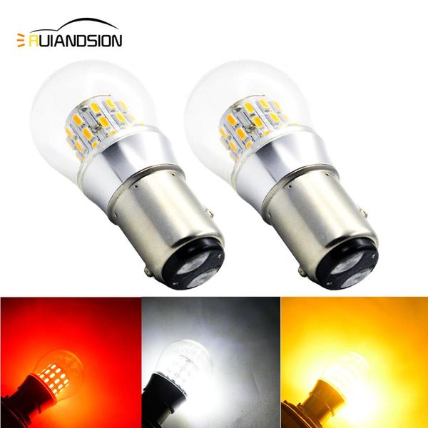 2pcs x 300ma ba15d baz15d p21/4w 12-24v globes led bulb 1157 p21/5w r5w 39pcs 4014smd auto lamp bulbs car led light 12v - 24v
2pcs x 300ma ba15d baz15d p21/4w 12-24v globes led bulb 1157 p21/5w r5w 39pcs 4014smd auto lamp bulbs car led light 12v - 24v