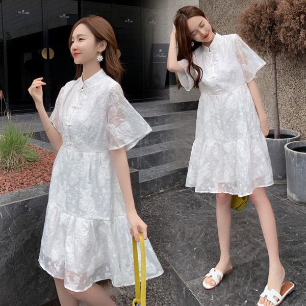 afei tony maternity dresses pregnancy clothes summer lace short sleeve dress new 2020 casual loose pregnant vestidos, White
afei tony maternity dresses pregnancy clothes summer lace short sleeve dress new 2020 casual loose pregnant vestidos, White