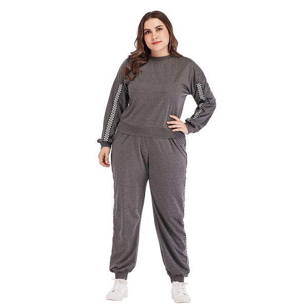 4xl plus size 2 pieces sets woman long sleeve +long trousers set autumn casual 2 pcs sports suit large size woman sportswear, White
4xl plus size 2 pieces sets woman long sleeve +long trousers set autumn casual 2 pcs sports suit large size woman sportswear, White