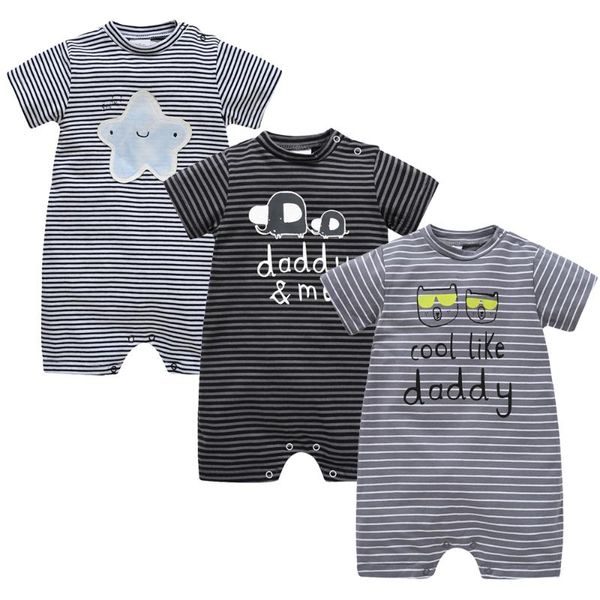 honeyzone 3 pcs/set boy baby rompers cotton summer short sleeve clothes newborn girl jumpsuit infant clothing, Blue
honeyzone 3 pcs/set boy baby rompers cotton summer short sleeve clothes newborn girl jumpsuit infant clothing, Blue