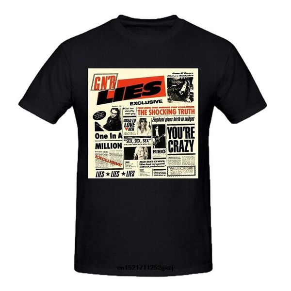 men t shirt guns n roses gnr lies s round neck funny t-shirt novelty tshirt women, White;black
men t shirt guns n roses gnr lies s round neck funny t-shirt novelty tshirt women, White;black