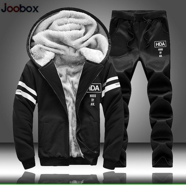 tracksuit men fleece hoodies set 2020 winter warm sweatshirt jogging homme thick hoodie+pants sportswear tracksuit and pants, Gray
tracksuit men fleece hoodies set 2020 winter warm sweatshirt jogging homme thick hoodie+pants sportswear tracksuit and pants, Gray