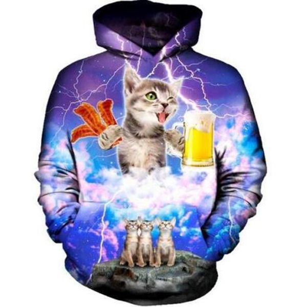 новая моды cute cat и пива harajuku стиль 3d печать толстовка мода одежда женщина / мужчины мода 3d hoodiest повседневных пуловеры k460, Black
новая моды cute cat и пива harajuku стиль 3d печать толстовка мода одежда женщина / мужчины мода 3d hoodiest повседневных пуловеры k460, Black