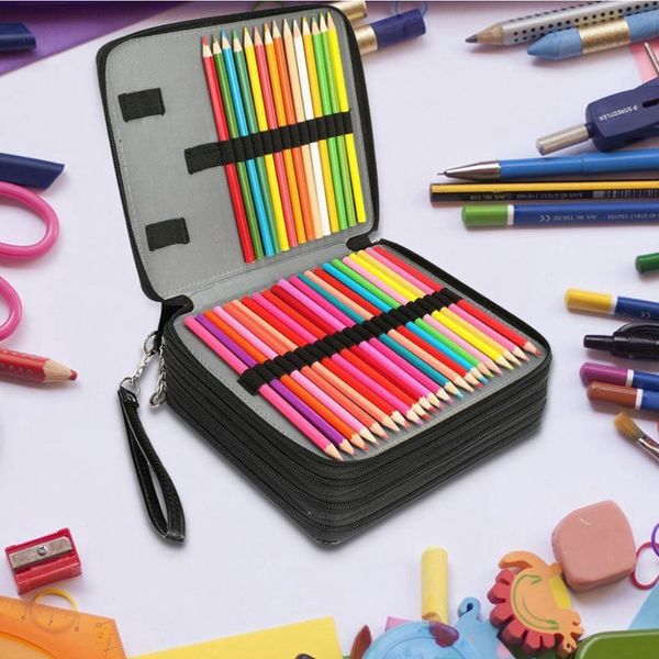 168 slots large capacity painting pencils case pen bag with zipper strap for watercolor pencils, colored pencils case
168 slots large capacity painting pencils case pen bag with zipper strap for watercolor pencils, colored pencils case